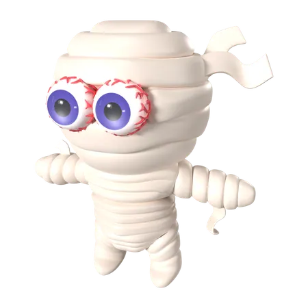 This Is Mummy 3 D Render Illustration Icon It Comes As A High Resolution PNG File Isolated On A Transparent Background The Available 3 D Model File Formats Include BLEND OBJ FBX And GLTF 3D Icon