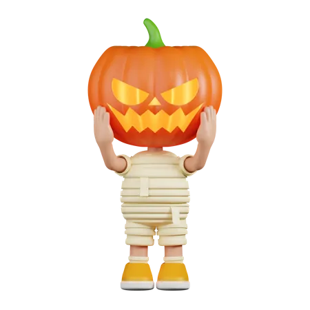 Mummy Has a Halloween  3D Illustration