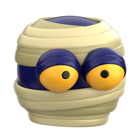 Mummy Head  3D Icon