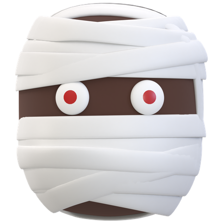 Mummy Head  3D Icon