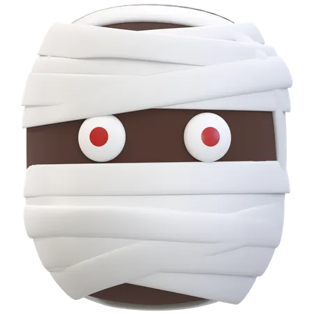 Mummy Head  3D Icon