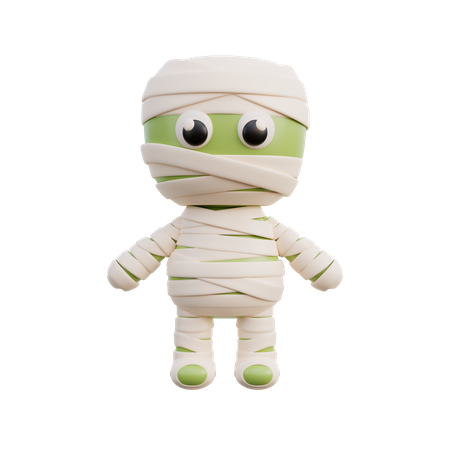 Mummy walking  3D Illustration