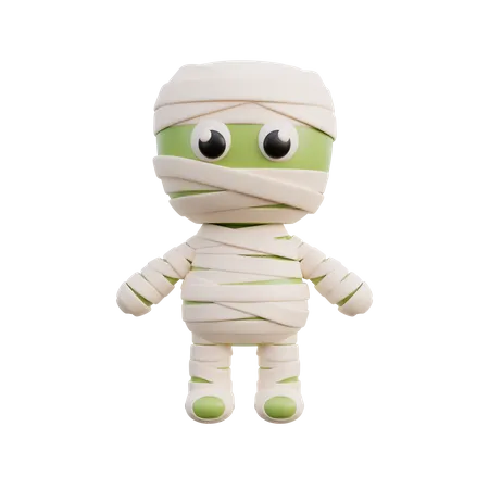 Mummy walking  3D Illustration