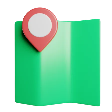 Puntero De Navegacion Del Mapa 3D Icon