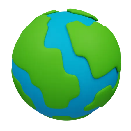 Mundo  3D Icon