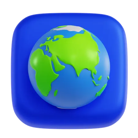 Mundo  3D Icon