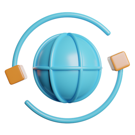 Mundo  3D Icon