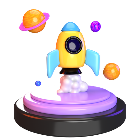 Mundo espacial vr  3D Icon