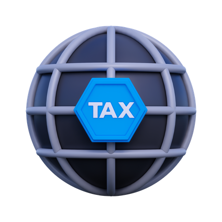 Mundo fiscal  3D Icon
