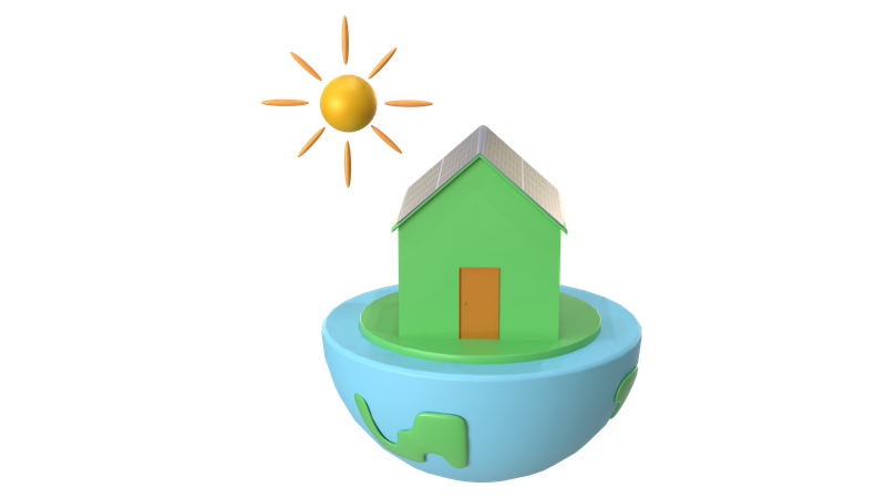 Mundo Verde  3D Icon