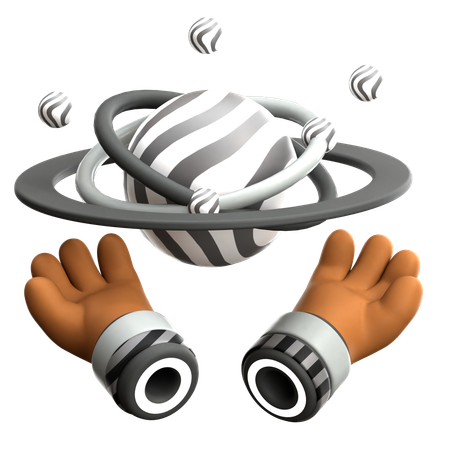 Mundo virtual  3D Icon