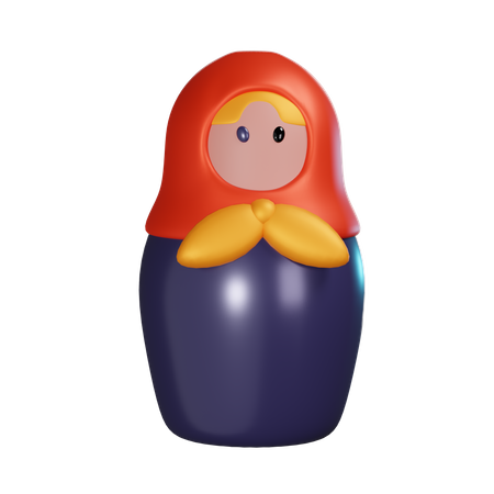 Muñeca matrioska  3D Icon