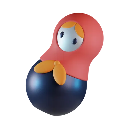 Muñeca matrioska  3D Icon