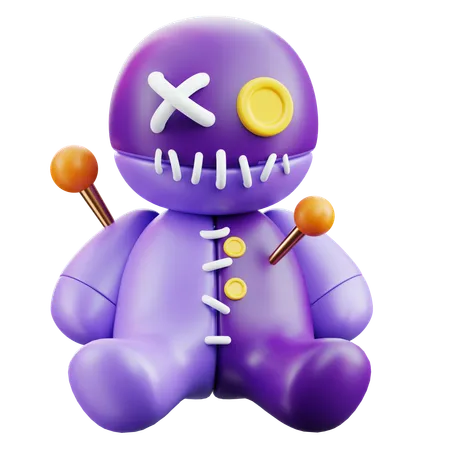 Muñeca zombie  3D Icon