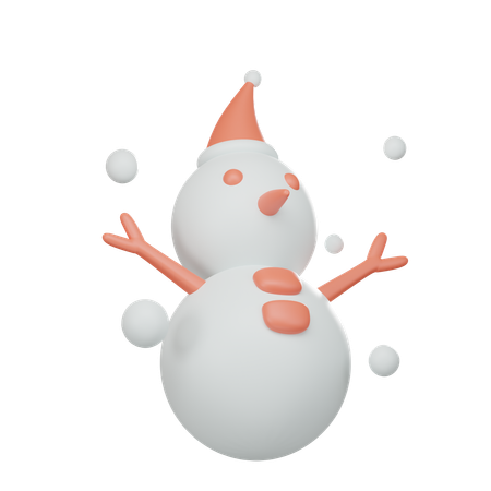 Muñeco de nieve  3D Icon
