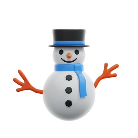 Muñeco de nieve  3D Icon