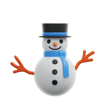 Muñeco de nieve  3D Icon