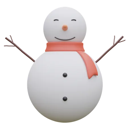 Muñeco de nieve  3D Icon