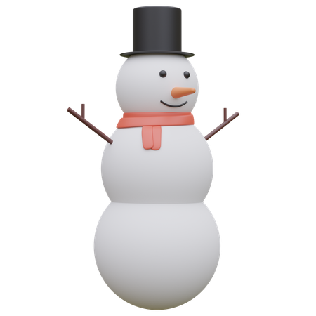 Muñeco de nieve  3D Icon