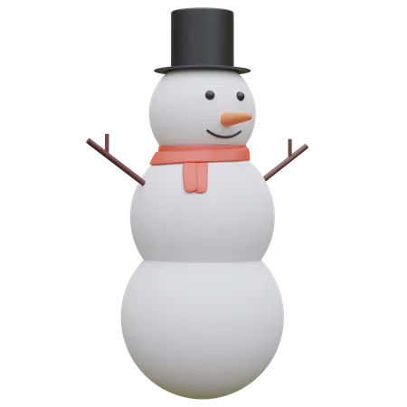 Muñeco de nieve  3D Icon