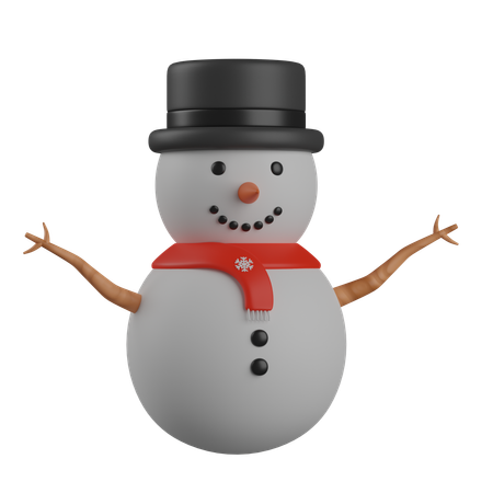 Muñeco de nieve  3D Icon