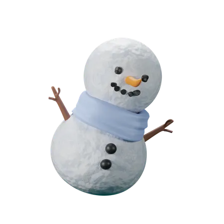 Muñeco de nieve  3D Icon