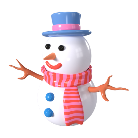 Muñeco de nieve  3D Icon