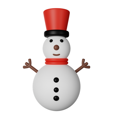 Muñeco de nieve  3D Icon