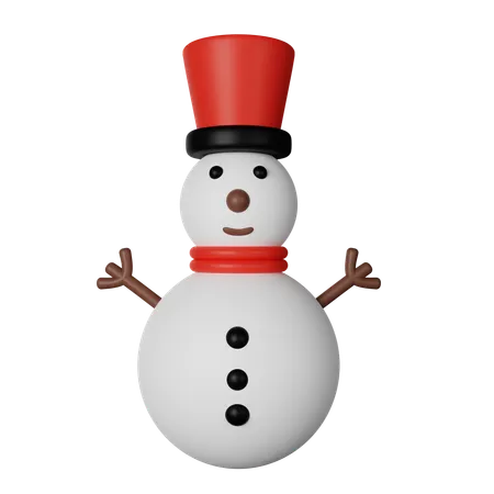 Muñeco de nieve  3D Icon