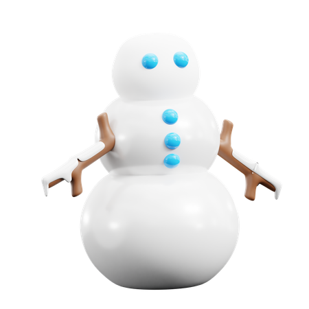 Muñeco de nieve  3D Icon