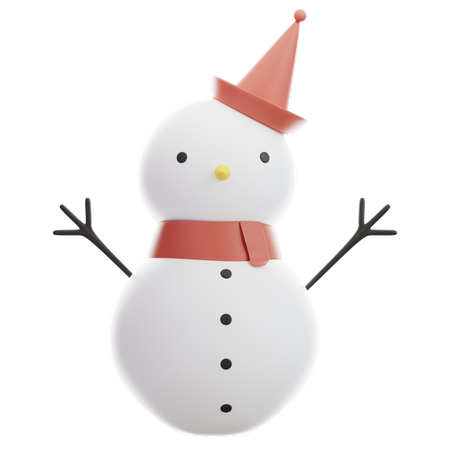 Muñeco de nieve  3D Icon