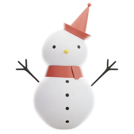 Muñeco de nieve  3D Icon