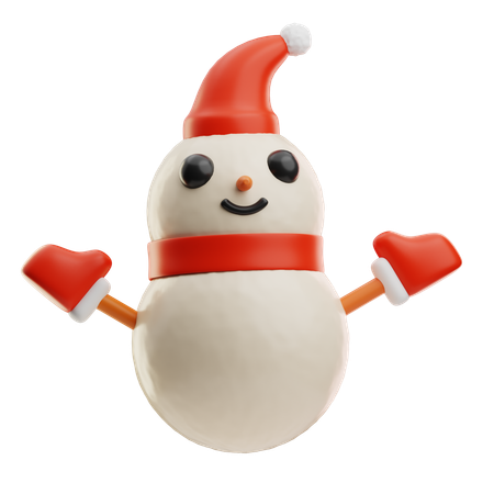 Muñeco de nieve  3D Icon