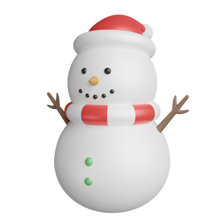 Muñeco de nieve  3D Icon