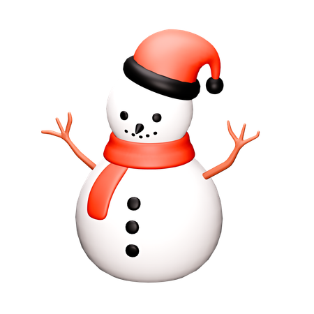 Hombre de nieve 2  3D Icon