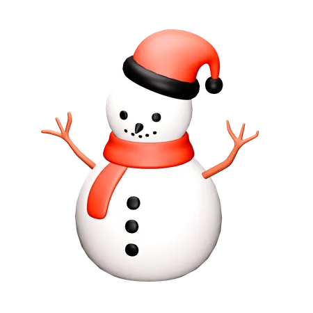 Hombre de nieve 2  3D Icon