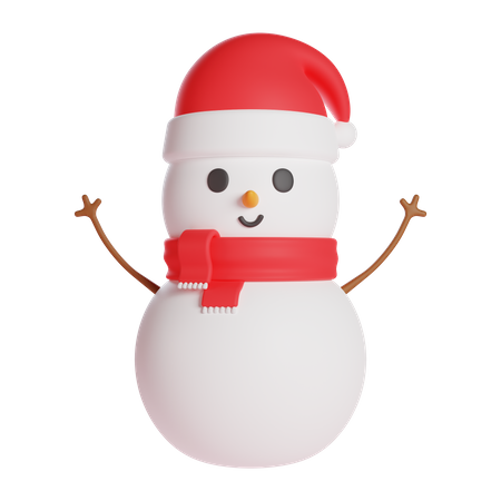 Muñeco de nieve  3D Icon