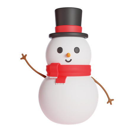 Muñeco de nieve  3D Icon