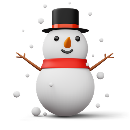 Muñeco de nieve  3D Icon