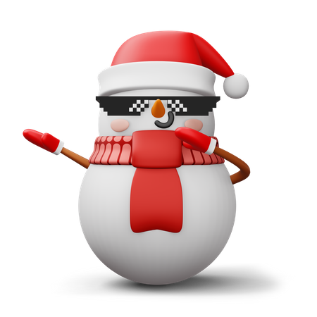 Muñeco de nieve  3D Icon