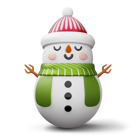 Muñeco de nieve  3D Icon