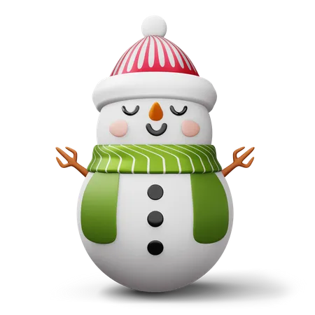 Muñeco de nieve  3D Icon