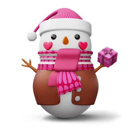 Muñeco de nieve  3D Icon