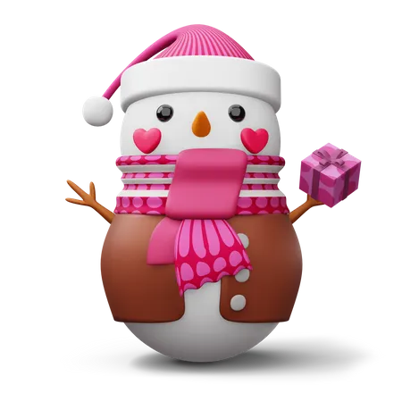 Muñeco de nieve  3D Icon