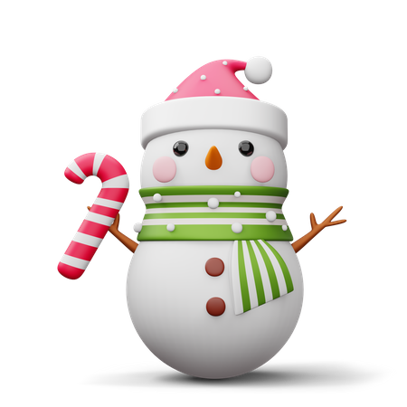 Muñeco de nieve  3D Icon