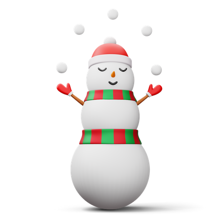 Muñeco de nieve  3D Icon