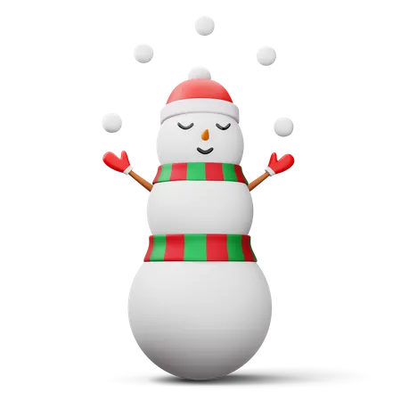 Muñeco de nieve  3D Icon