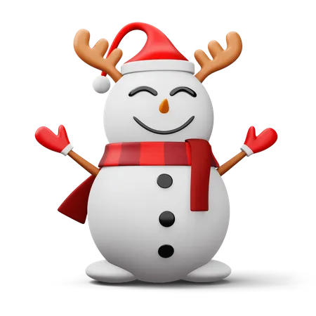 Muñeco de nieve  3D Icon