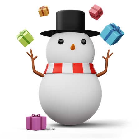 Muñeco de nieve  3D Icon