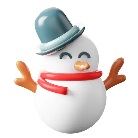 Muñeco de nieve  3D Icon